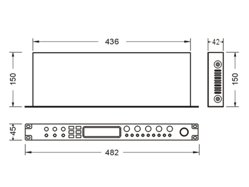 DSK-3.1H  4通道专业DSP音频处理器